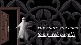 How dare you come to my web page!!!