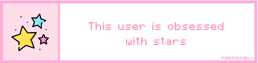 This user is obsessed with stars.