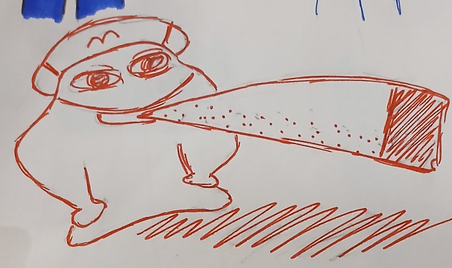 Big Man smoking a giant cigar