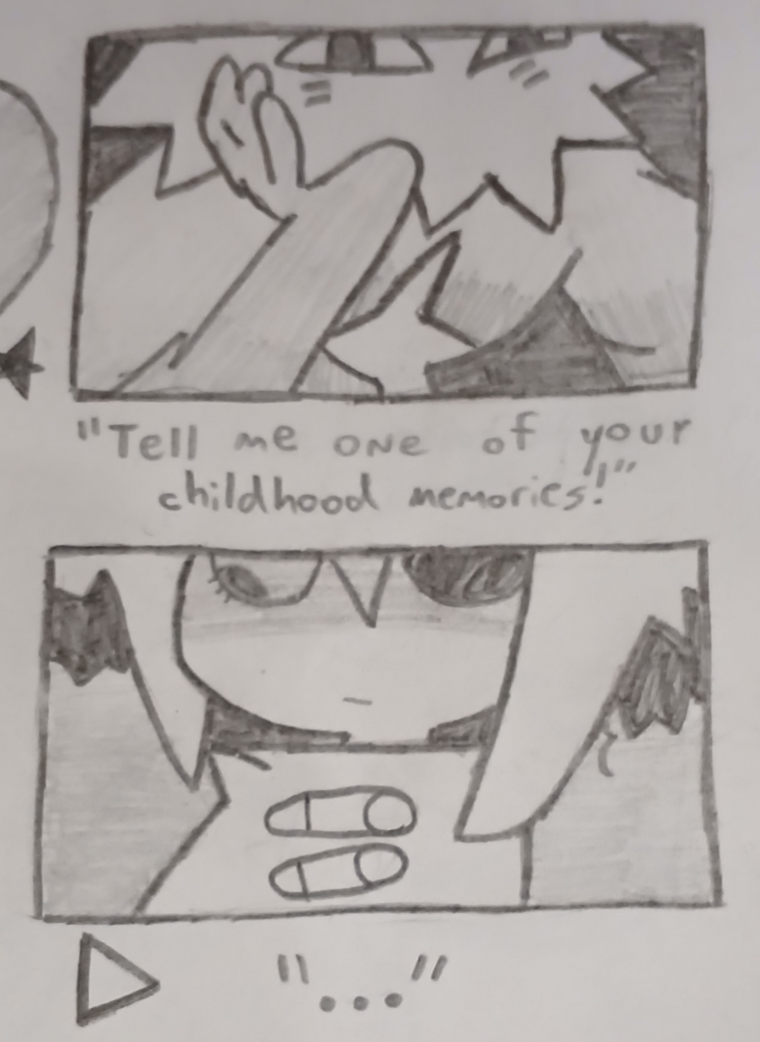 Redraw of a drawing from the artbook