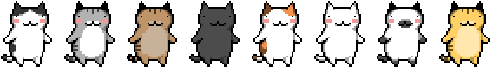 Look at them go! Dancing Cats