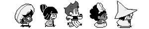 In Stars and Time walking sprites