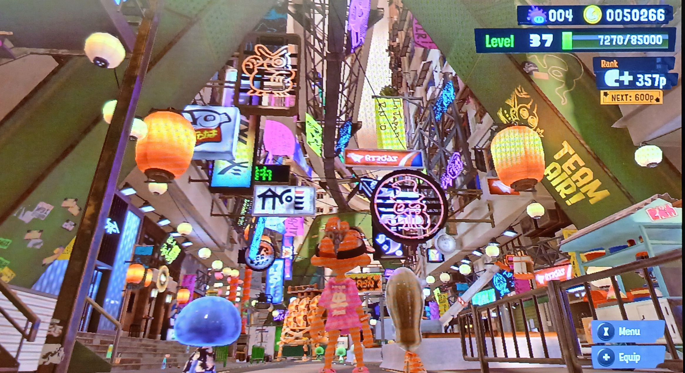 Splatsville before a Splatfest