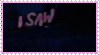 I Saw the TV Glow Stamp