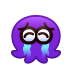 crying octoling emoji