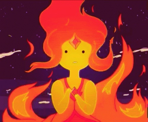 Flame Princess from Adventure Time