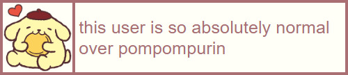 This user is so absolutely normal over Pompompurin.