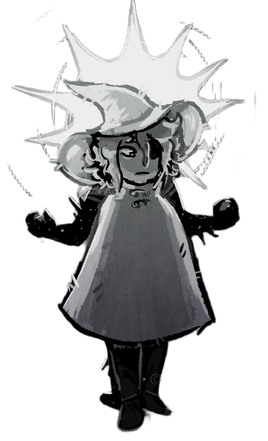 Siffrin and Loop standing back-to-back