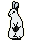 Custom ghost bunny for the Bunny Garden Pixel Club