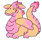 Dragon adoptable from Cuboid World on Neocities