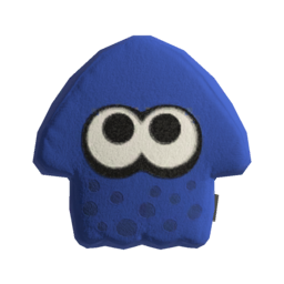 Blue Squid Cushion