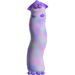 Cotton Candy Squid Friend