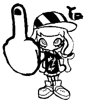 Harmony giving you a middle finger